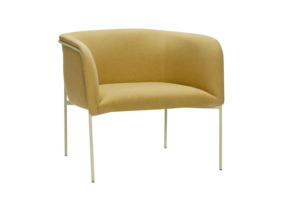 Fauteuil contemporain en tissu LELANI