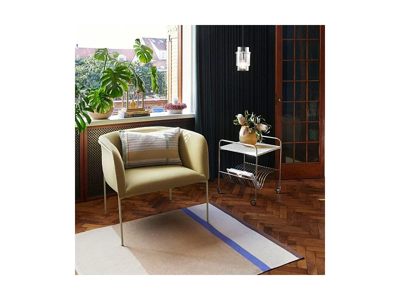 Fauteuil contemporain en tissu LELANI