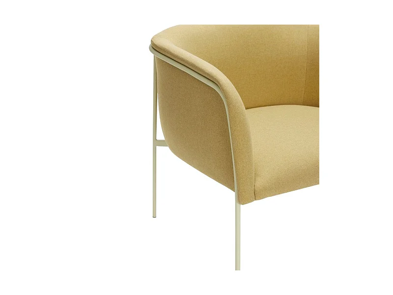 Fauteuil contemporain en tissu LELANI