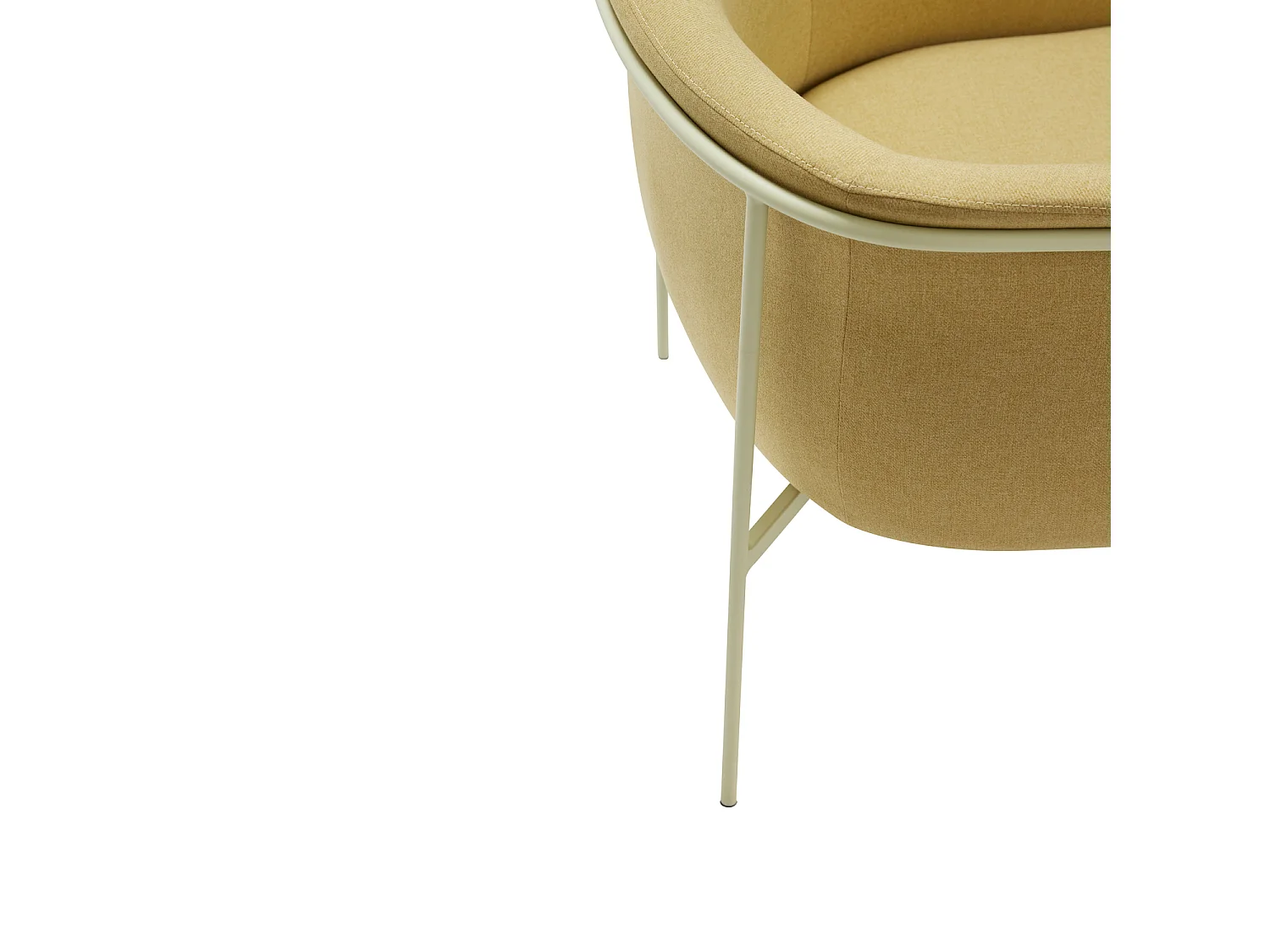 Hübsch Poltrona lounge Gialla EYRIE