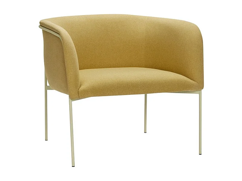 Fauteuil contemporain en tissu LELANI