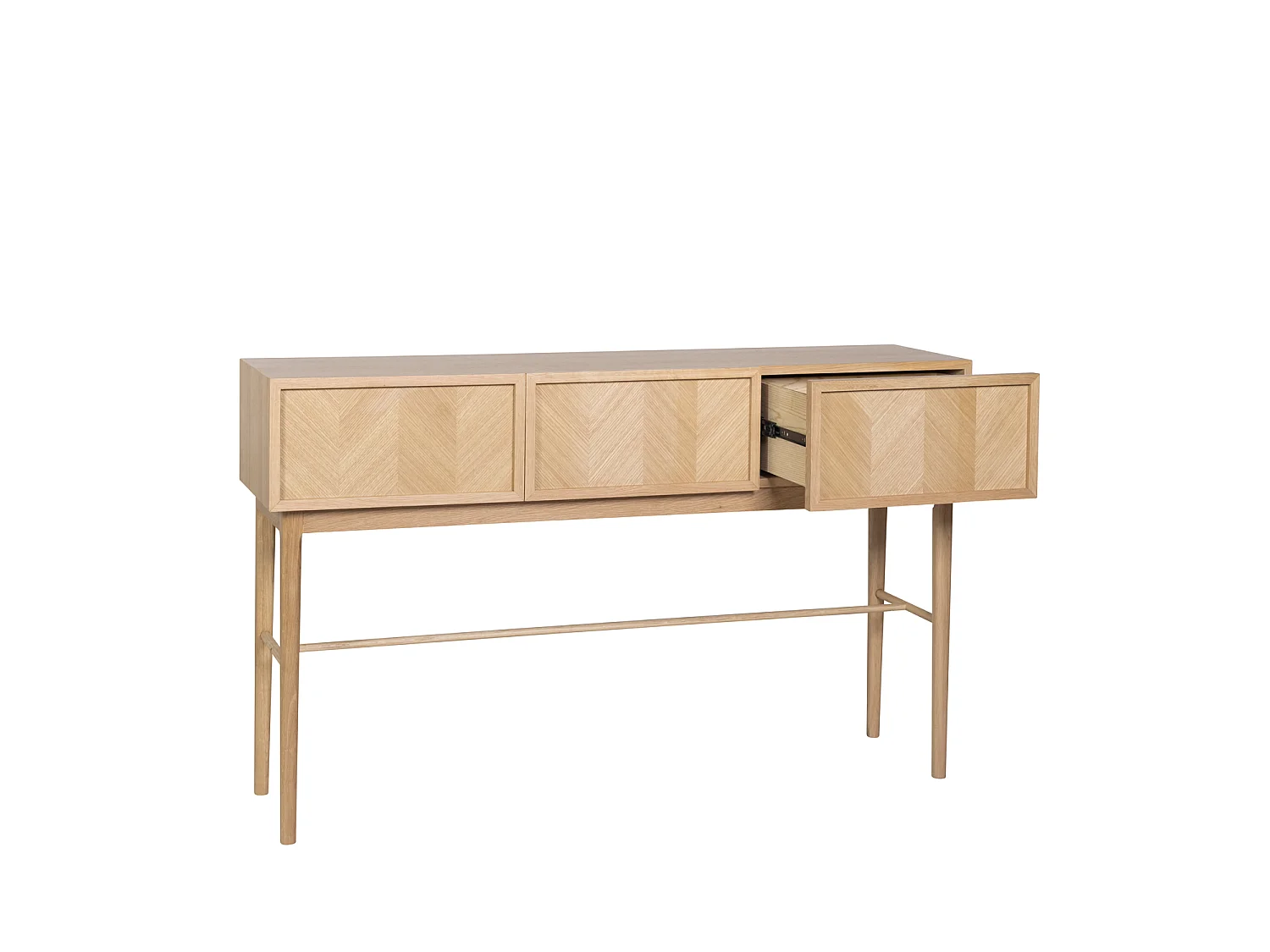 Hübsch Consolle Cassetti Natural HERRINGBONE