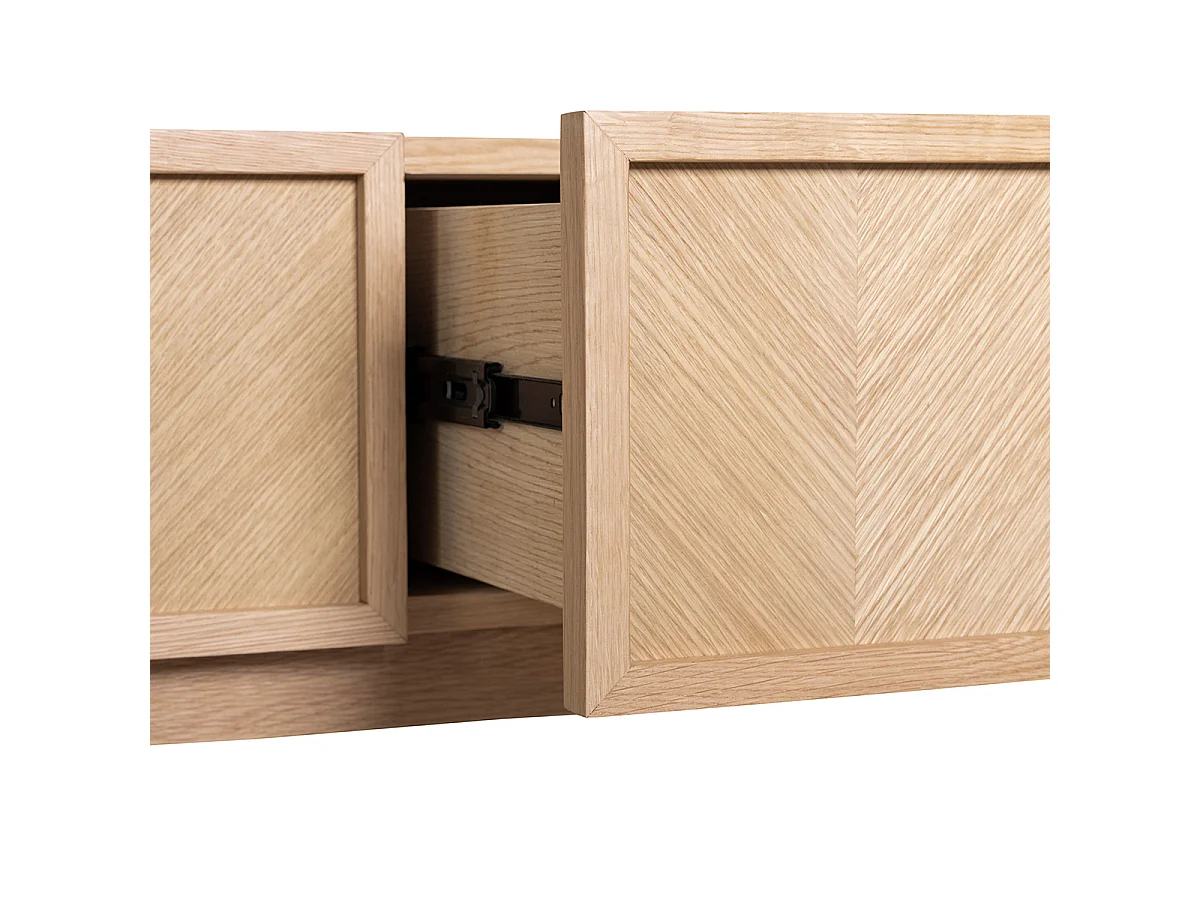 Hübsch Consolle Cassetti Natural HERRINGBONE