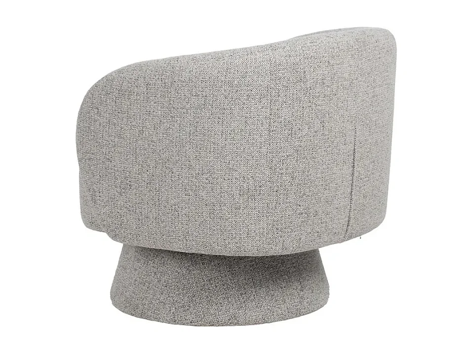 Fauteuil design marbré bouclé SOLEINE