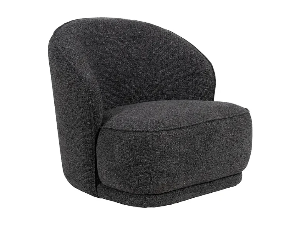Fauteuil design gris marbré TRIVANA