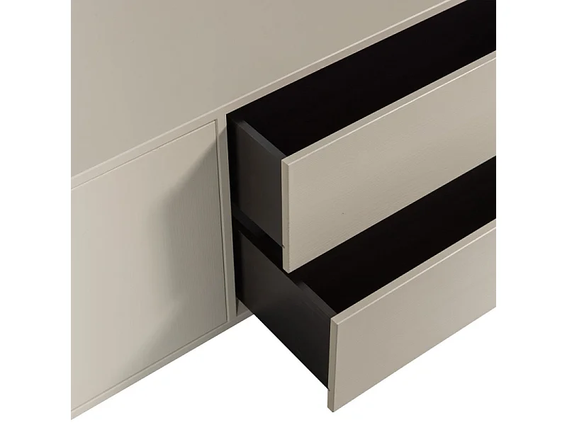 Buffet bas moderne en bois METYO