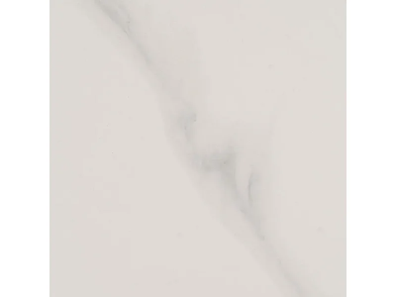 Table basse ronde marbre céramique blanc base totem chêne naturel ARLION