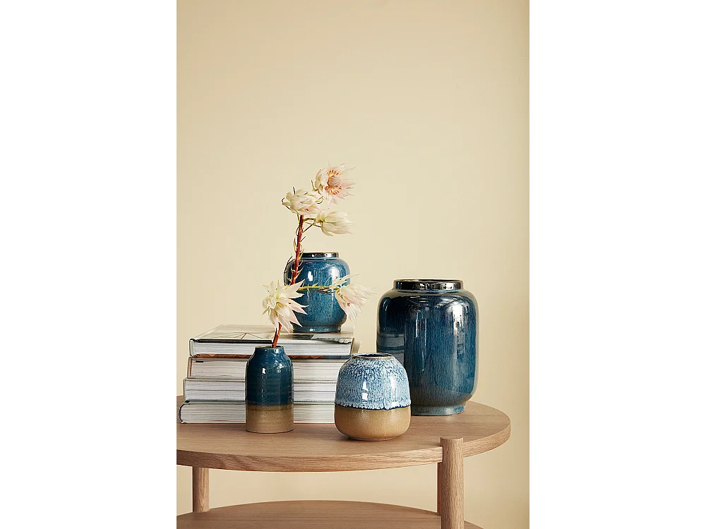 Hübsch Table basse Ronde Bois Naturel ACORN