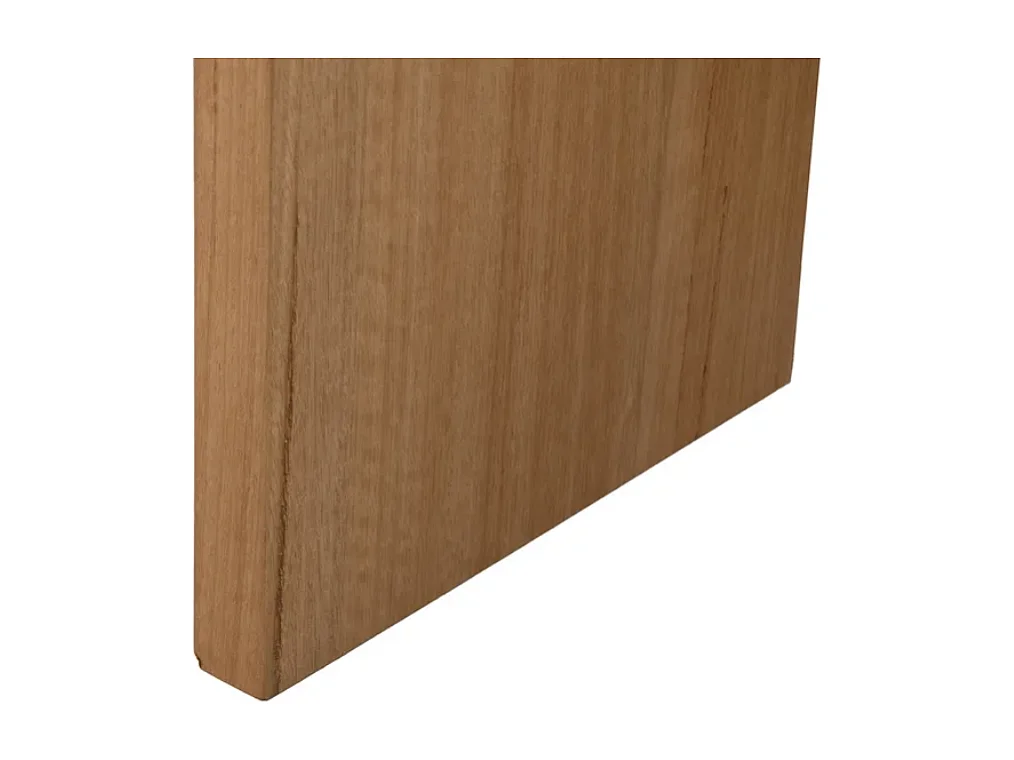 Table basse design ronde blanc naturel en céramique effet marbre et piétement bois HAVANE