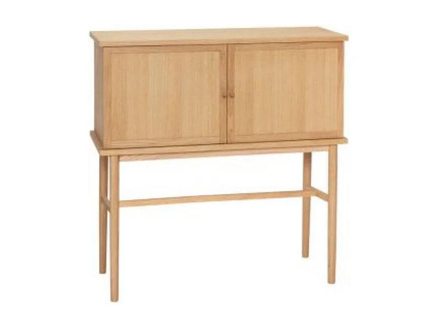 Console 2 portes vintage en bois clair DAISHA