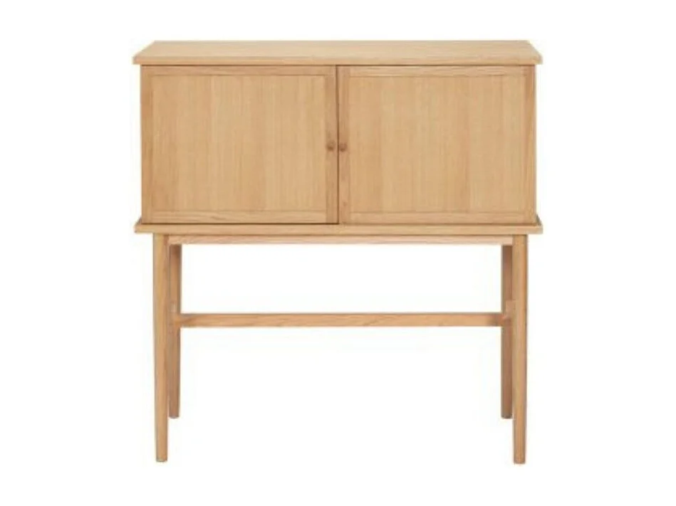 Console 2 portes vintage en bois clair DAISHA