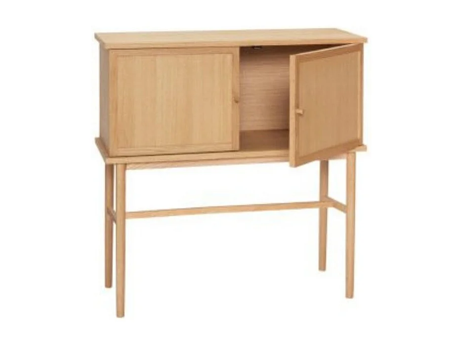 Console 2 portes vintage en bois clair DAISHA