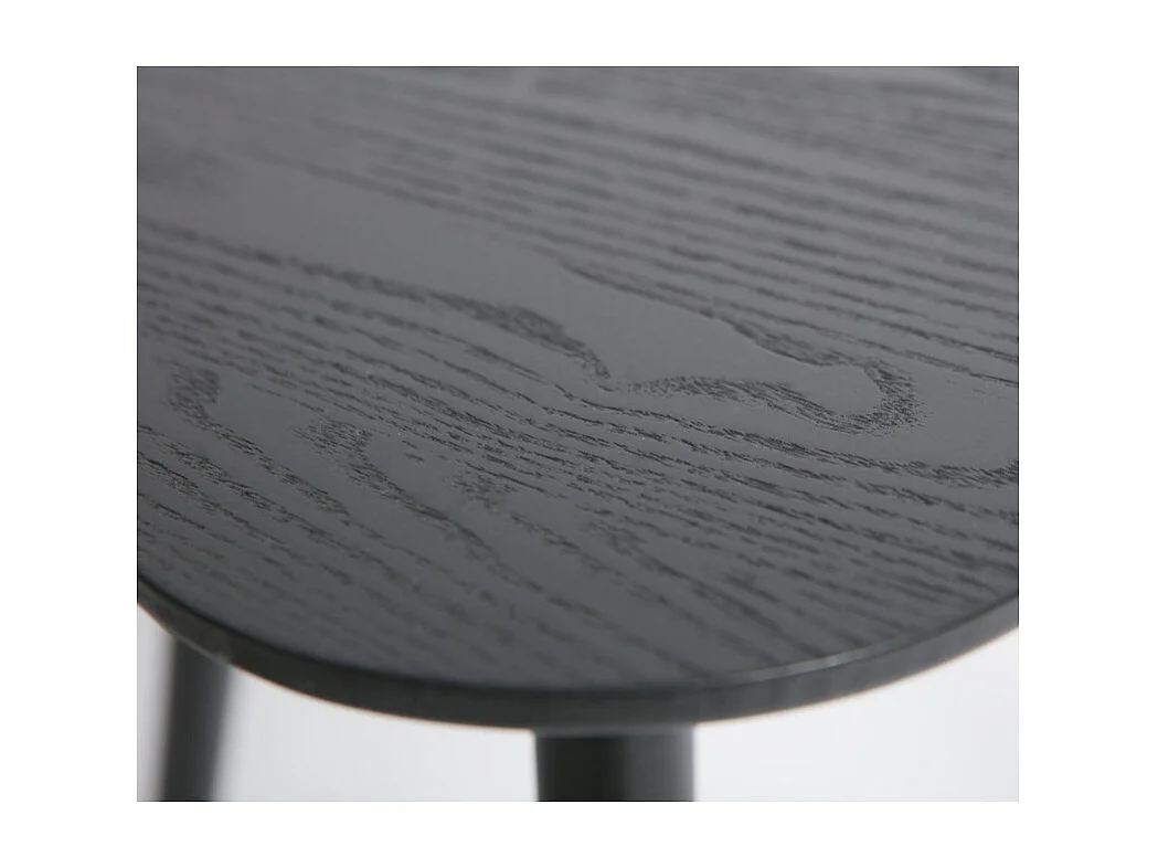 Tables gigognes bois noir style scandinave NILA