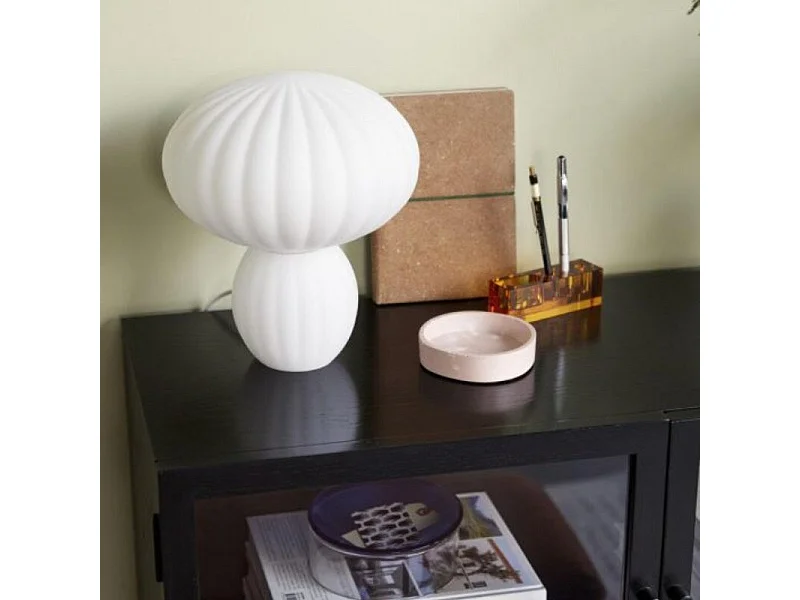 Console 2 portes vitrées en bois noir MUSEA