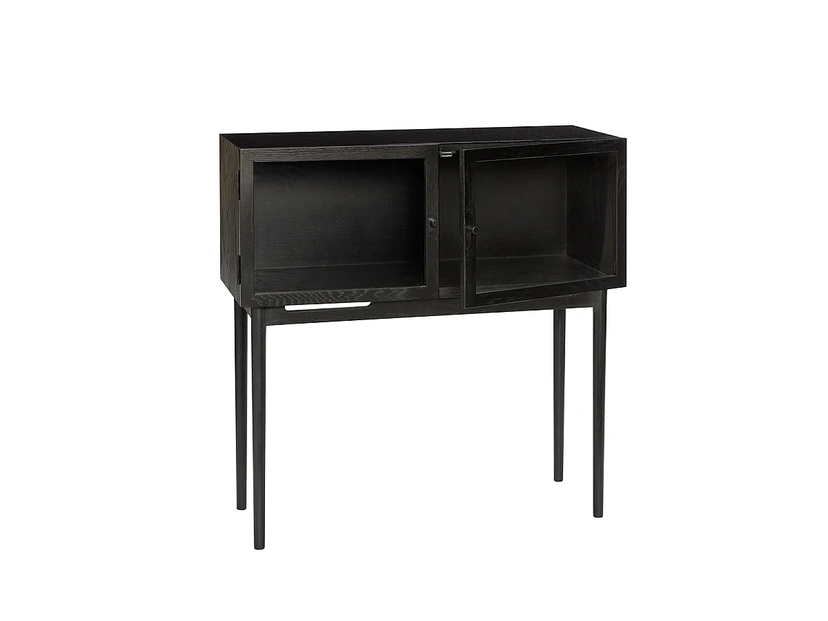 Hübsch Consola Mesa Oak Black MUSEUM