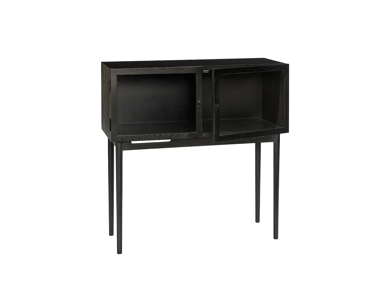 Hübsch Consola Mesa Oak Black MUSEUM