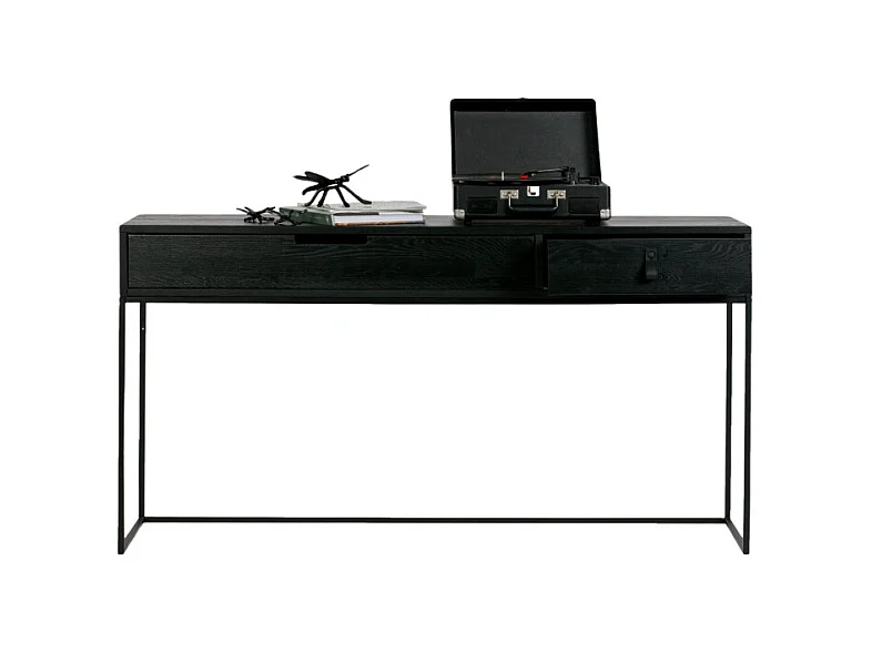 Console d'entrée moderne bois massif SILAS