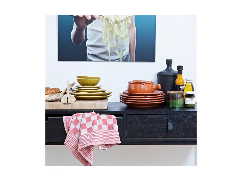 Console d'entrée moderne bois massif SILAS