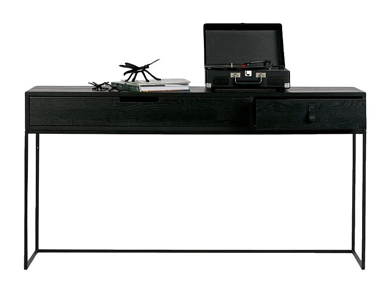 Console d'entrée moderne bois massif SILAS