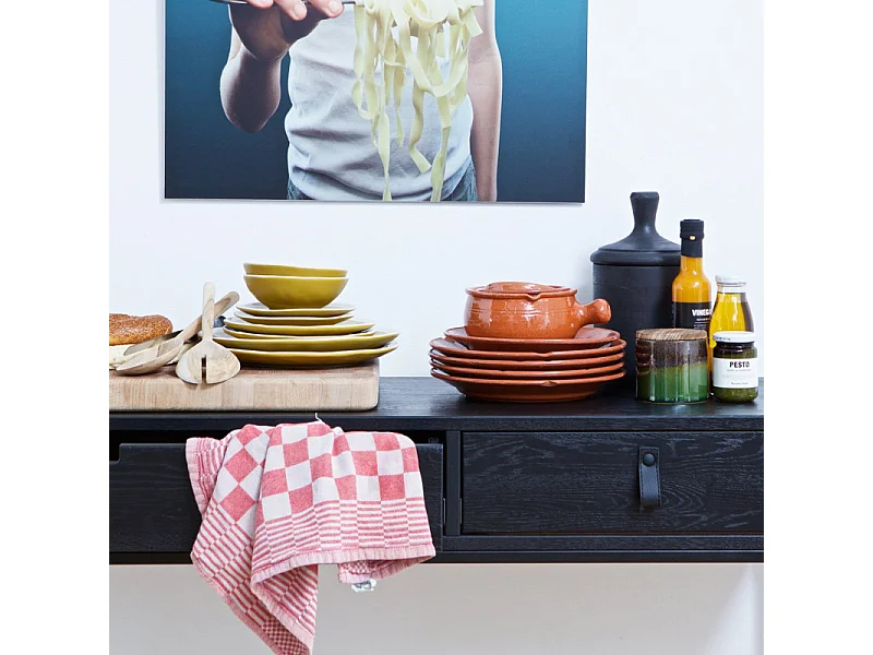 Console d'entrée moderne bois massif SILAS