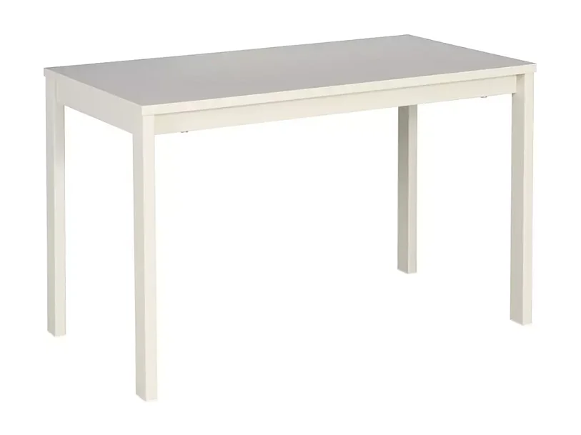 Table basse moderne rectangulaire blanc cassé de 75 cm ONYXIA