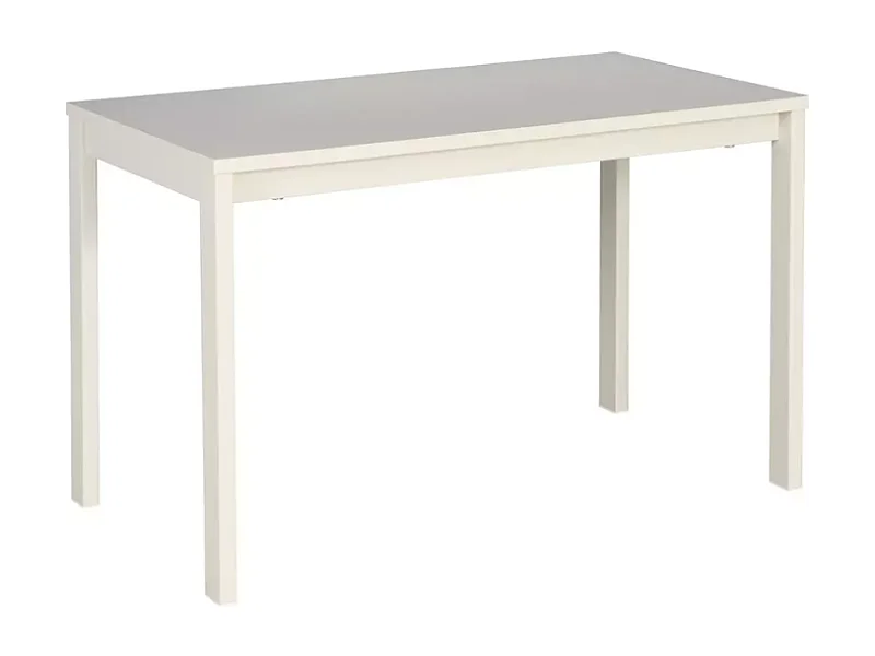 Table basse moderne rectangulaire blanc cassé de 75 cm ONYXIA