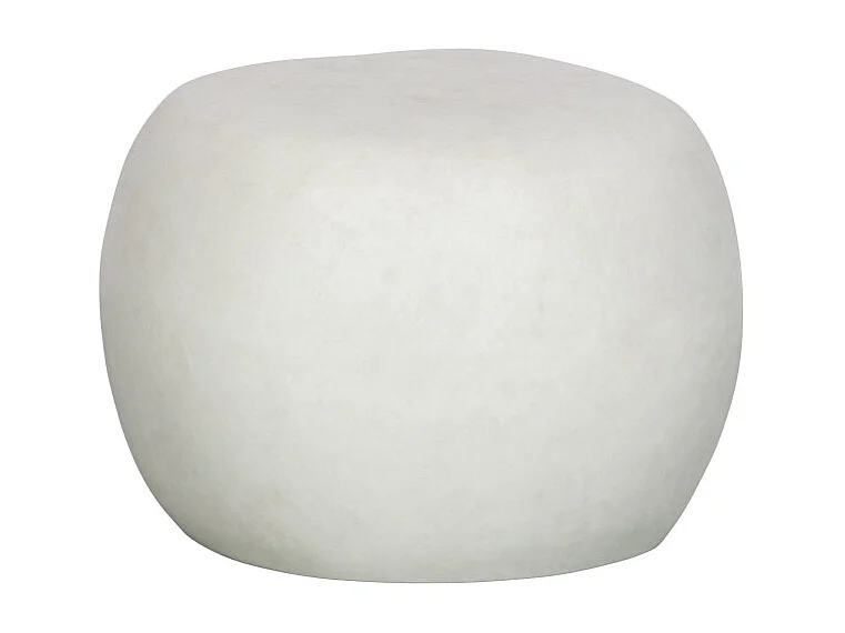 Petite table basse forme boule blanche MARQUISE