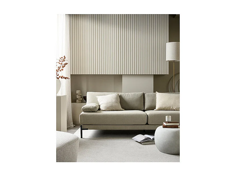 Petite table basse forme boule blanche MARQUISE