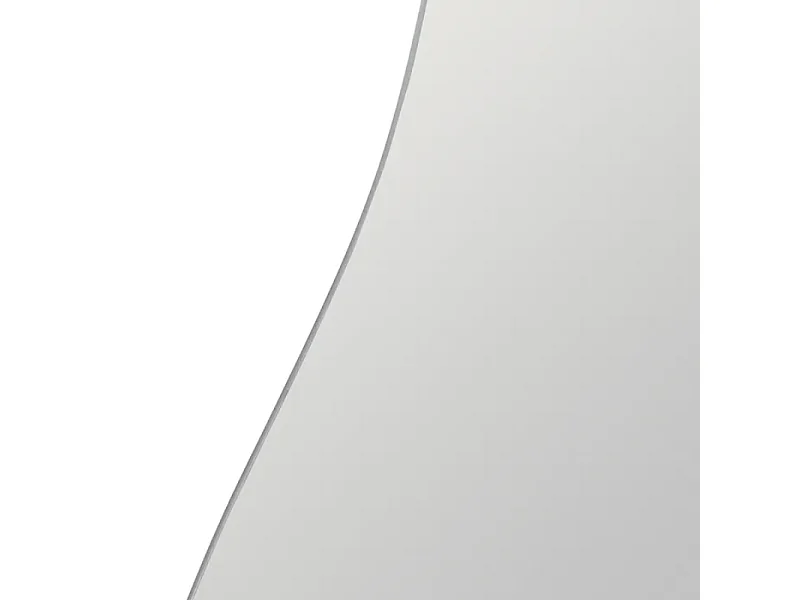 Miroir avec silhouette fluide mural grand format 150 cm design VELLORIA