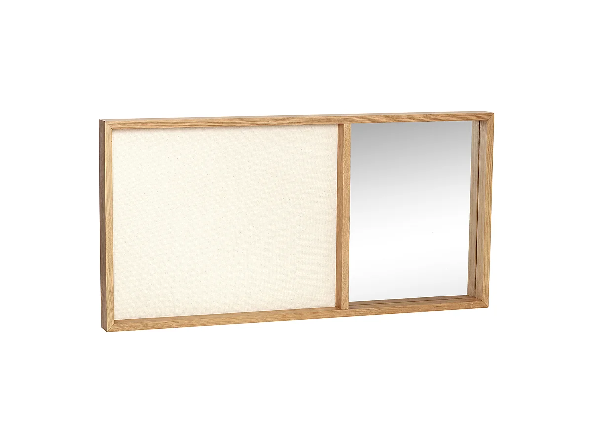 Hübsch Quadro de avisos Natural Combine