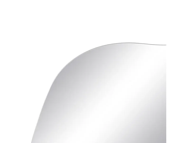 Miroir ORENDA design mural forme libre verre 60 cm fixation invisible