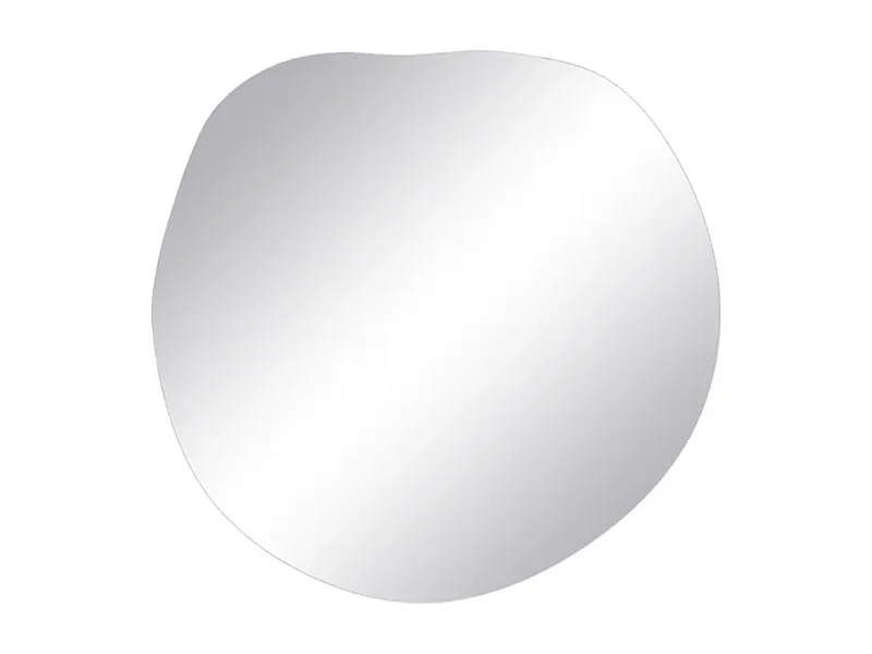 Miroir ORENDA design mural forme libre verre 60 cm fixation invisible
