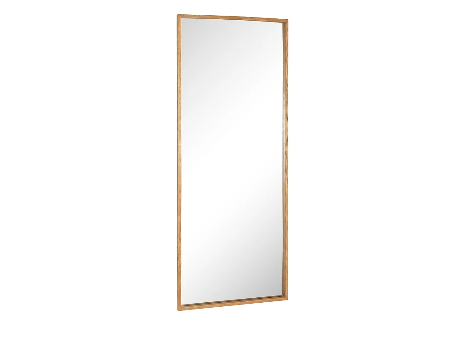 Hübsch Miroir Mural Grand Bois Naturel GLIMPSE