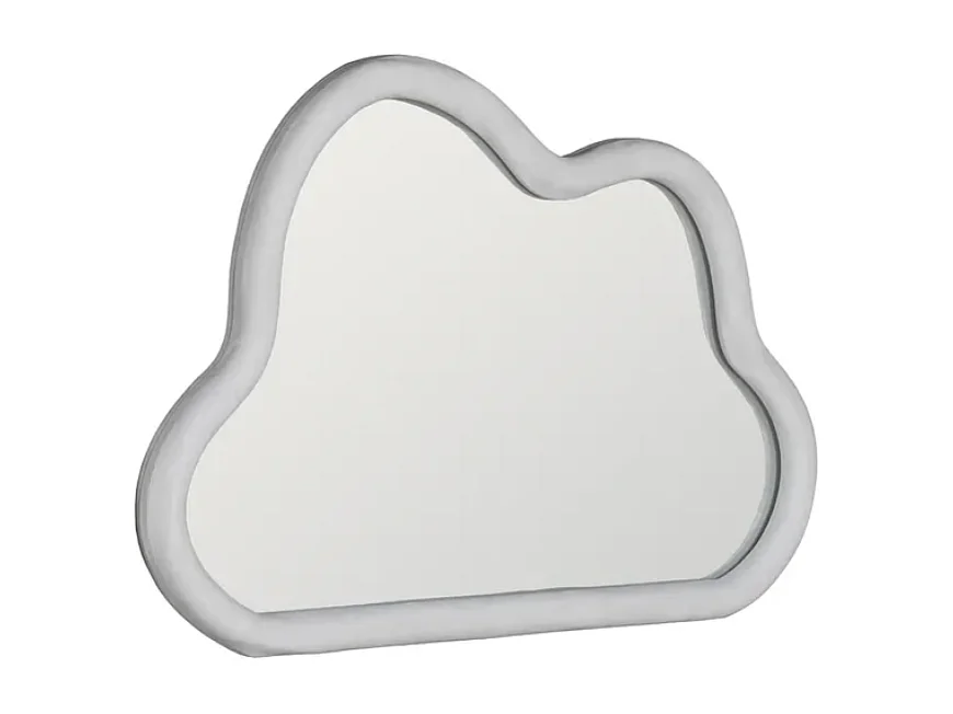 Miroir  OCALINE nuage MDF blanc