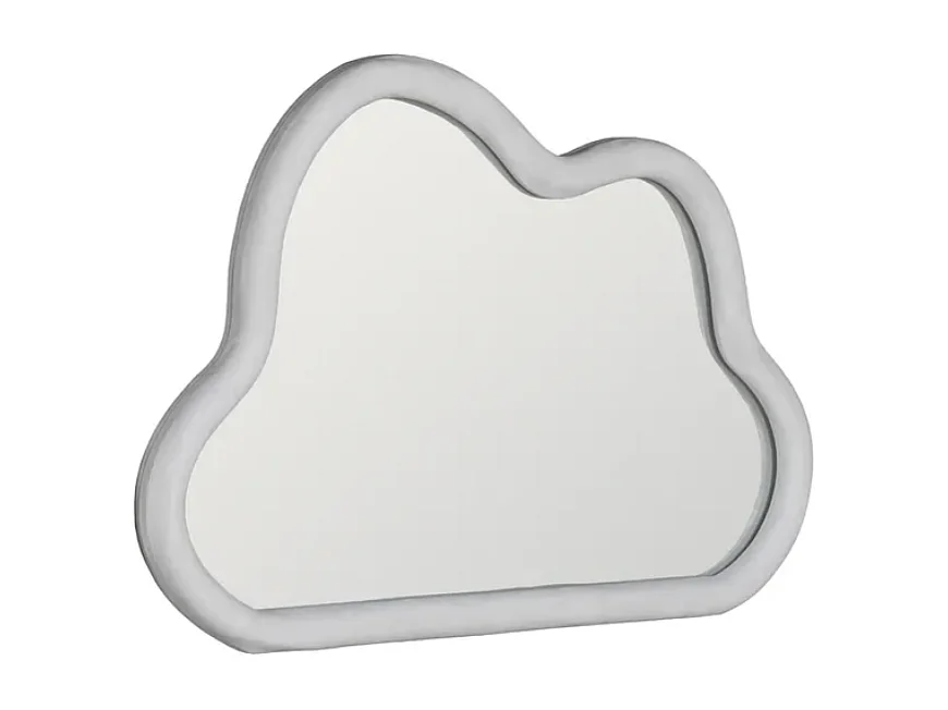 Miroir  OCALINE nuage MDF blanc