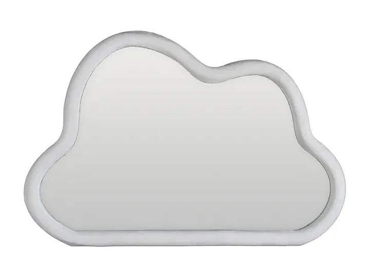 Miroir  OCALINE nuage MDF blanc