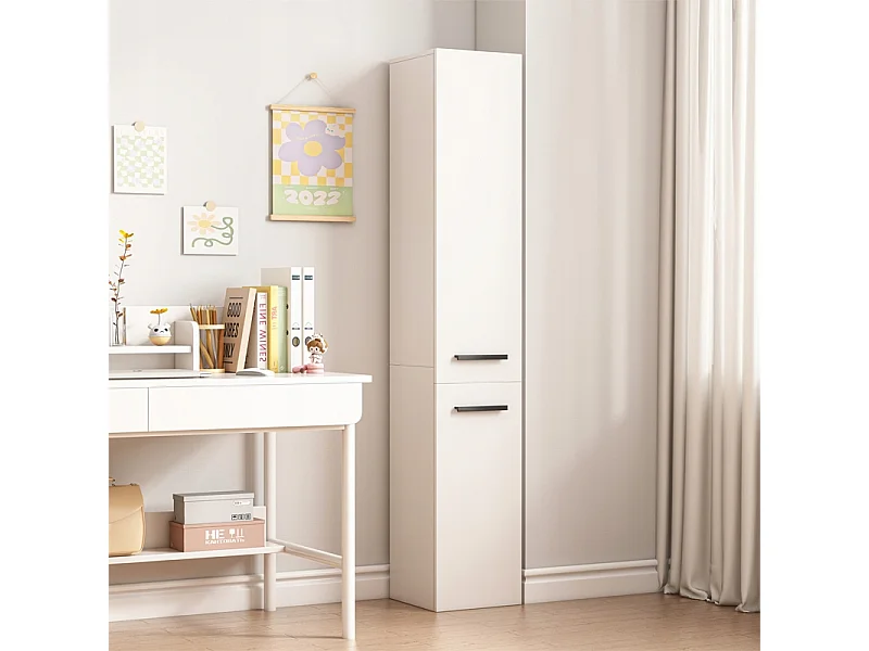 WIT MODERN STAAND KAST 2-DEURS LOFT 174 CM