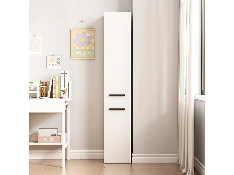 WIT MODERN STAAND KAST 2-DEURS LOFT 174 CM