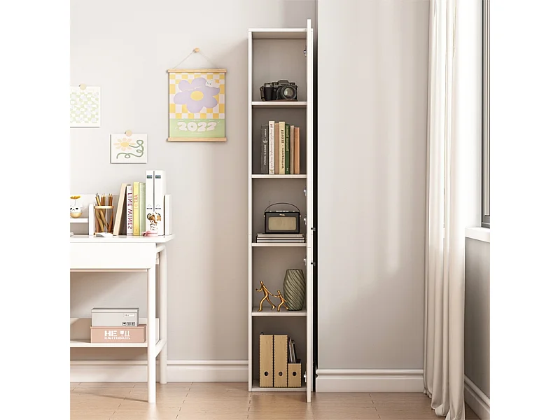 WIT MODERN STAAND KAST 2-DEURS LOFT 174 CM