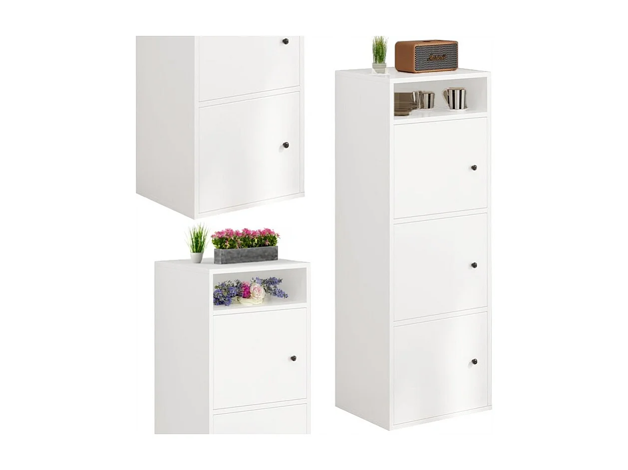 Regał industrialny stojący półka na książki wysoki duży nowoczesny 140 cm