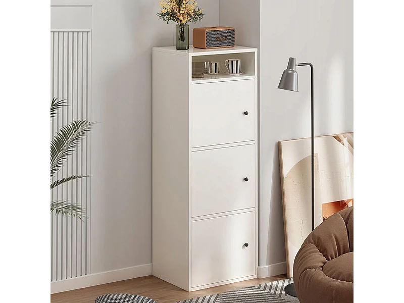 Regał industrialny stojący półka na książki wysoki duży nowoczesny 140 cm