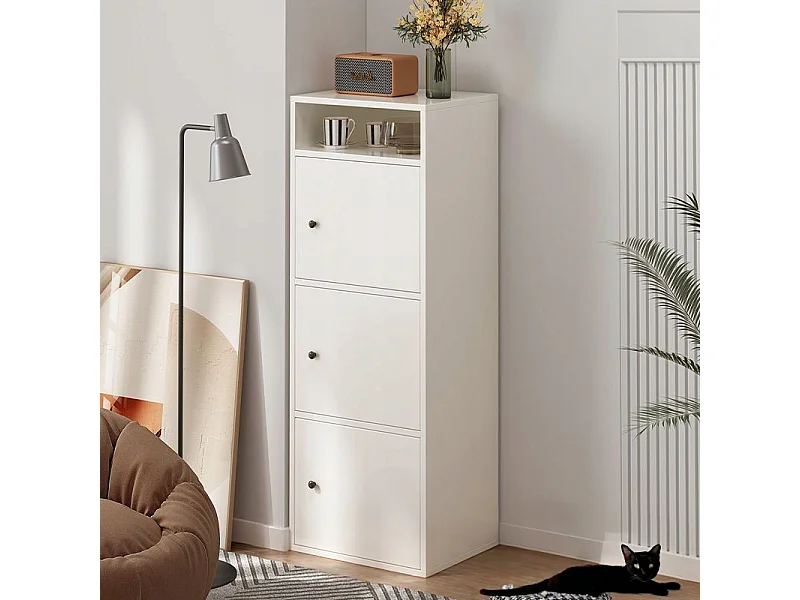 Regał industrialny stojący półka na książki wysoki duży nowoczesny 140 cm