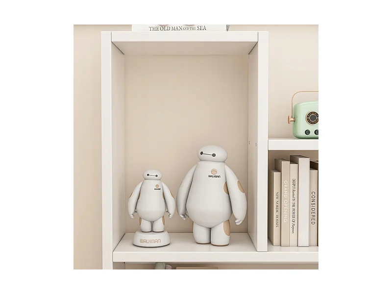 ÉTAGÈRE BLANCHE ÉTAGÈRE MURALE MODERNE LOFT POUR LIVRES SALON OUVERT 100 CM