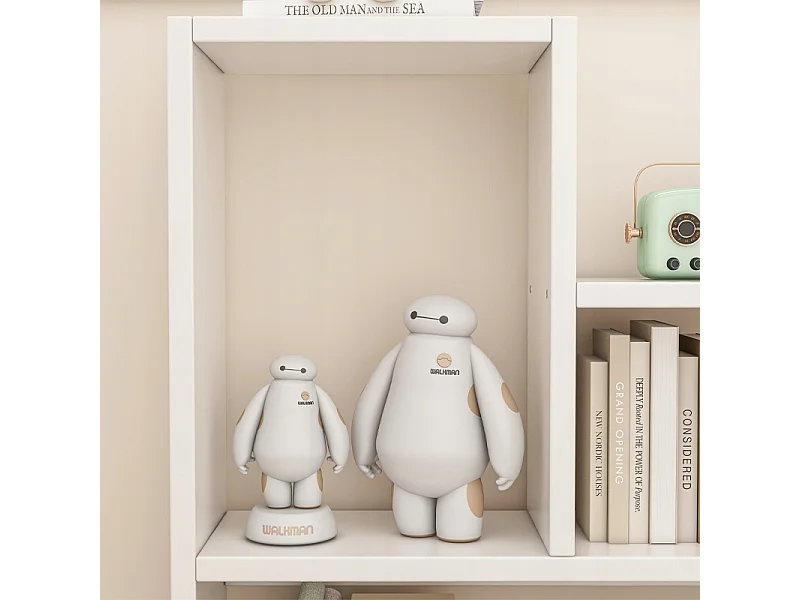 ÉTAGÈRE BLANCHE ÉTAGÈRE MURALE MODERNE LOFT POUR LIVRES SALON OUVERT 100 CM