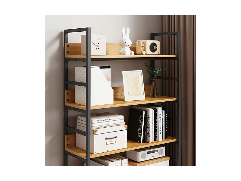 ÉTAGÈRE À LIVRES CLASSEURS HAUT ARMOIRE LOFT MÉTALLIQUE INDUSTRIELLE 174 CM