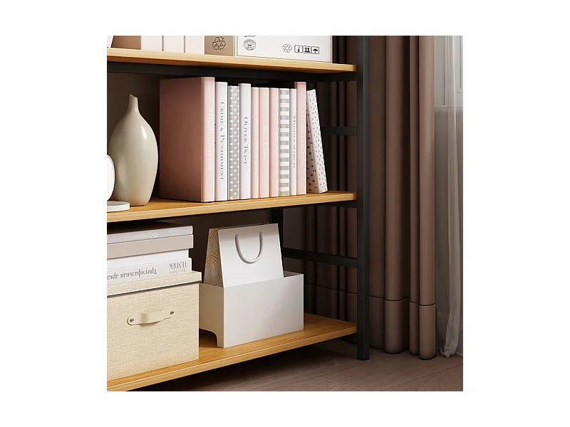 ÉTAGÈRE À LIVRES CLASSEURS HAUT ARMOIRE LOFT MÉTALLIQUE INDUSTRIELLE 174 CM