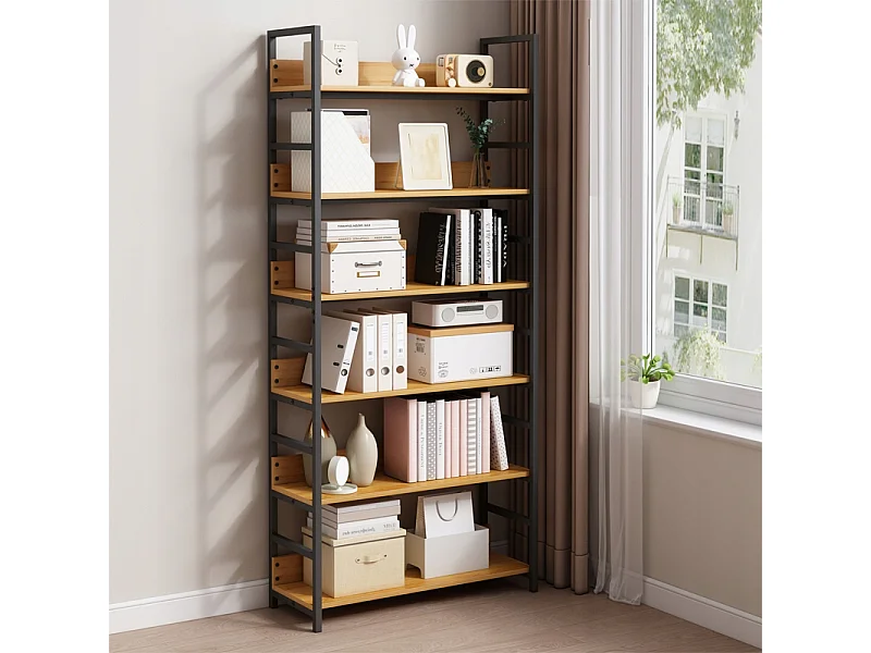 BÜCHERREGAL ORDNERHOCHSCHRANK LOFT METALL INDUSTRIELL 174 CM