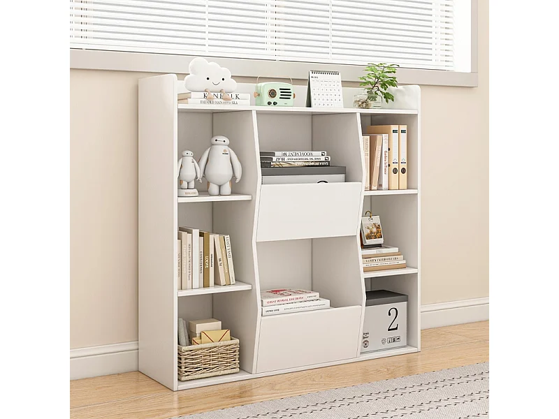 OFFENES REGAL KOMMODE KALAX GERÄUMIG WEISS FÜR BÜCHER BÜRO MODERN GROSS