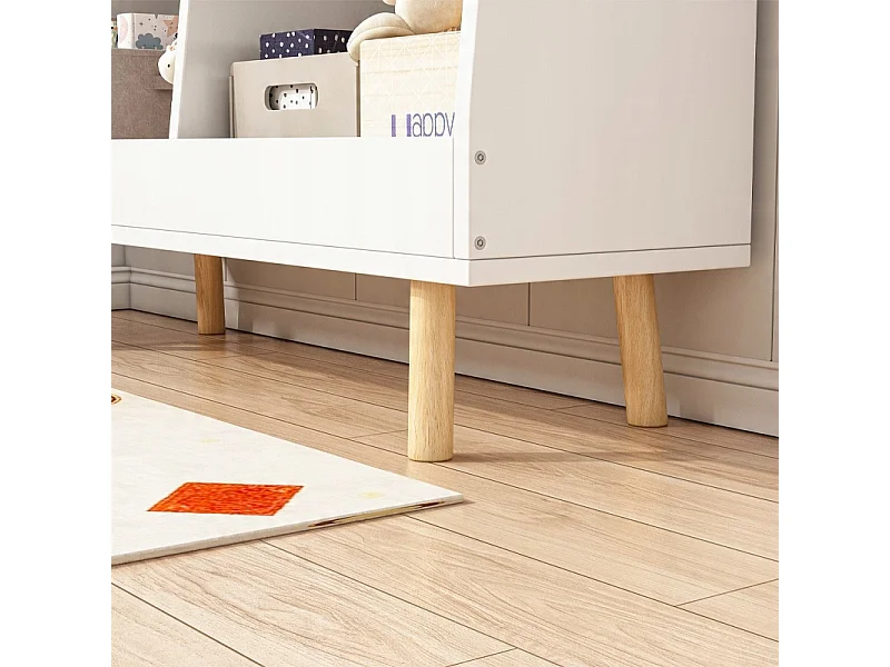 ESTANTERÍA PARA LIBROS Y PERIÓDICOS PARA NIÑOS ARMARIOS PARA JUGUETES ESTANTERÍA DE PIE 80 CM