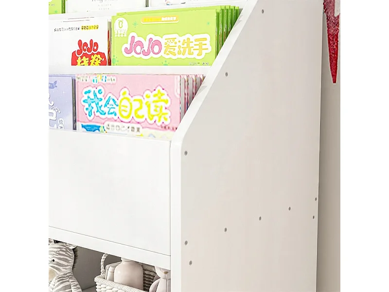 REGAL FÜR BÜCHER UND ZEITUNGEN FÜR KINDER SPIELZEUGSCHRANK STEHENDES BÜCHERREGAL